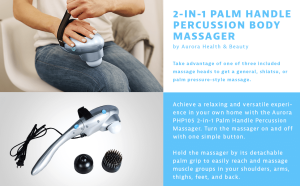 2 in 1 Detachable Palm Percussion Massager