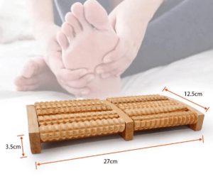 Foot Massage Wooden Roller Massager Reflexology foot therapy