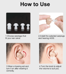 Axon K-188 Personal Sound Amplifier Hearing Aids
