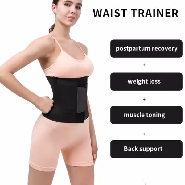 Sauna Waist Wrap Waist Trainer Shaper Tummy Slimming Belt for Women