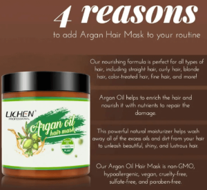 LICHEN ARGAN HAIR MASK 500ML 