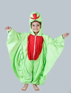 Green Parrot Costume for Kids