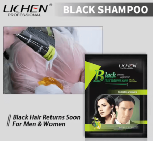 LICHEN Hair Color Shampoo SASHA BLACK AND BROWN 20mlx10