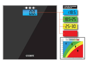 Digital Bathroom Scale with BMI Calculator