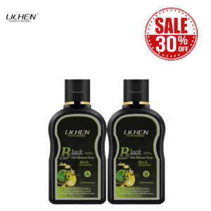 LICHEN Hair Color Shampoo Bottle Small Black