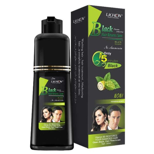 LICHEN Hair Color Pump Black and Brown