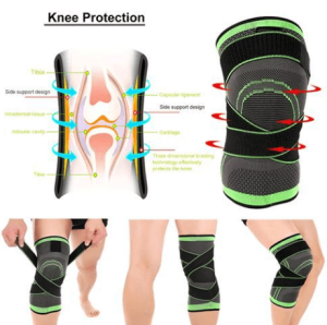 compression strap sleeve sports protector brace for knees