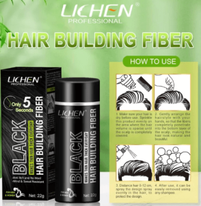 LICHEN HAIR FIBER BLACK 22ML