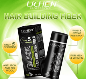 LICHEN HAIR FIBER BLACK 22ML
