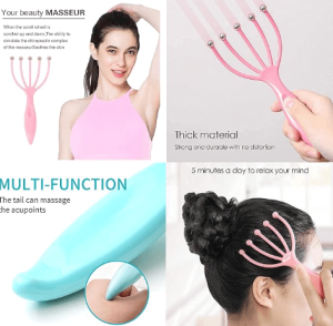 Handheld Claw Therapeutic Scalp Massager
