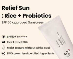 Beauty of Joseon - Rice + Probiotics Relief SunScreen SPF50+ 10  ml Mini