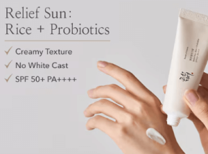 Beauty of Joseon - Rice + Probiotics Relief SunScreen SPF50+ 10  ml Mini