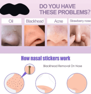 10 PCS Nose Blackhead Remover Mask Skin Care