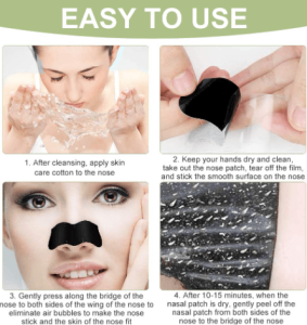 10 PCS Nose Blackhead Remover Mask Skin Care