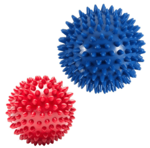   2 PCs Exercise Balls Spike Massage Ball Set