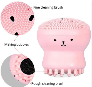 New Silicone Facial Cleansing Brush Octopus Face or Makeup Cleaner Tool