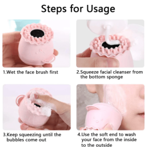 New Silicone Facial Cleansing Brush Octopus Face or Makeup Cleaner Tool
