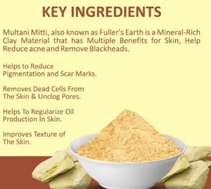 Organic Multani Mitti Powder For Skin 100g