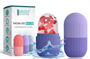  Silicone Ice Roller Face Massager for Face