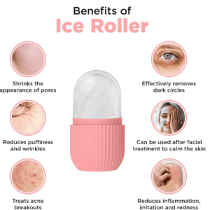 Silicone Ice Roller Face Massager for Face