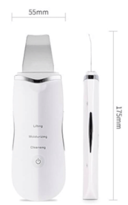 Ultrasonic Facial Skin Scrubber Device For Deep Cleansing