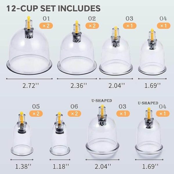 Hijama Kit 12 Pcs Cups