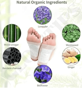12Pcs Natural Herbal Foot Patch