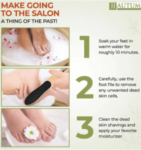 1pc Wooden Foot File