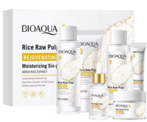 BIOAQUA Pack of 5 Glow & Glowing Rice Skincare
