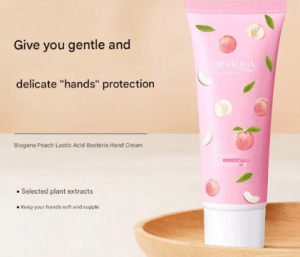 Bioaqua Peach Extract Hexapeptide Ferment Hand Cream 30gm