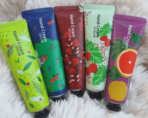 Bioaqua Set Of 5 - Plant Extract Scent Moisturizing Nourishing Hand Creams