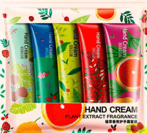 Bioaqua Set Of 5 - Plant Extract Scent Moisturizing Nourishing Hand Creams