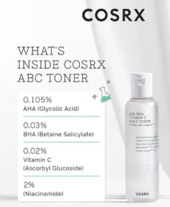 Cosrx AHA-BHA Vitamin C Daily Toner