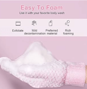 Exfoliating Gloves for Dead Skin Removal
