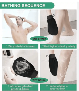 Exfoliating Gloves for Dead Skin Removal