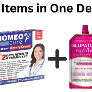 Glupatone Skin Whitening Emulsion + Homeo Cure Beauty Cream