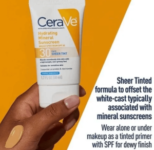  Hydrating Sunscreen SPF 30 Face Sheer Tint