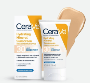  Hydrating Sunscreen SPF 30 Face Sheer Tint