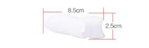 Pack Of 4 Pairs Silicone Gel Foot Fingers Hole