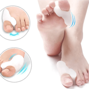 Pack Of 4 Pairs Silicone Gel Foot Fingers Hole