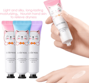 Pack of 5 Cute Hand Cream Moisturizing Dry Skin Lotion 30g