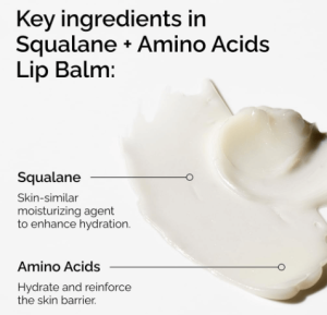Squalane + Amino Acids Hydrating Lip Balm for Lips