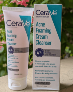 CeraVe Acne Foaming Cream Cleanser