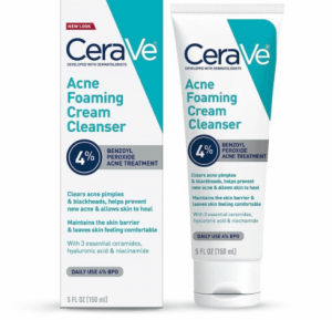 CeraVe Acne Foaming Cream Cleanser