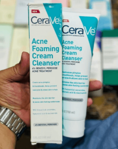CeraVe Acne Foaming Cream Cleanser