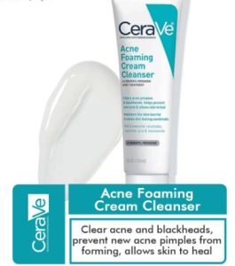 CeraVe Acne Foaming Cream Cleanser