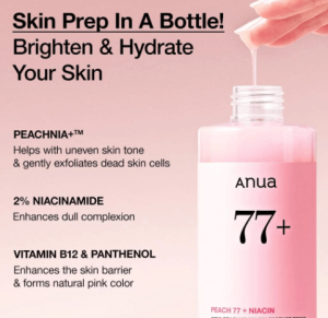 Anua Peach 77 Niacin Essence Toner