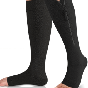 Zip-Up Compression Socks
