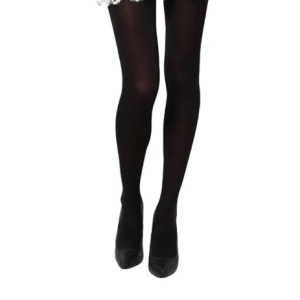 Black Opaque Stockings (Not See-Through)