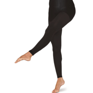 Women Stockings Footless Matte Opaque Tights Black